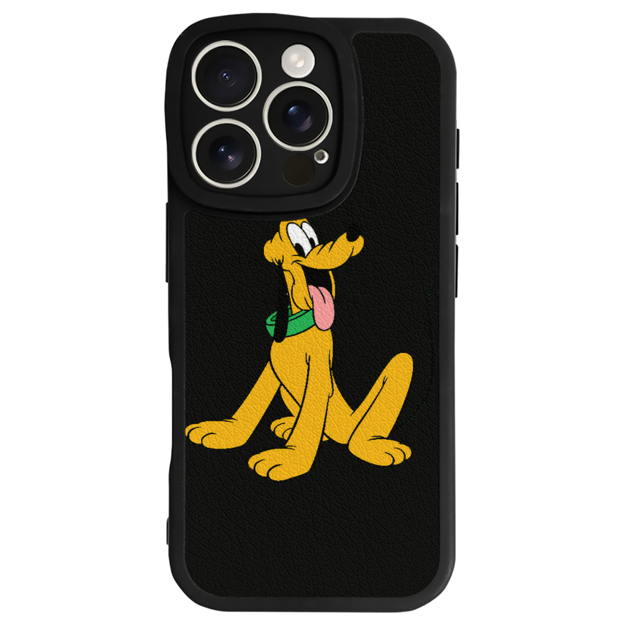 （画像用） ミッキーマウス Mickey Mouse 【iPhone 16シリーズ対応】シリコンスマホケース（レザー調） 材質：シリコン
